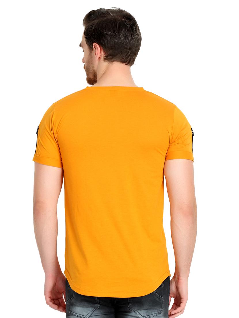 orange solid t-shirt - 17124616 - Zoom Image - 3
