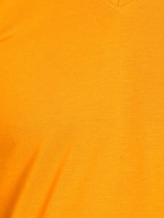 orange solid t-shirt - 17124616 - Zoom Image - 5