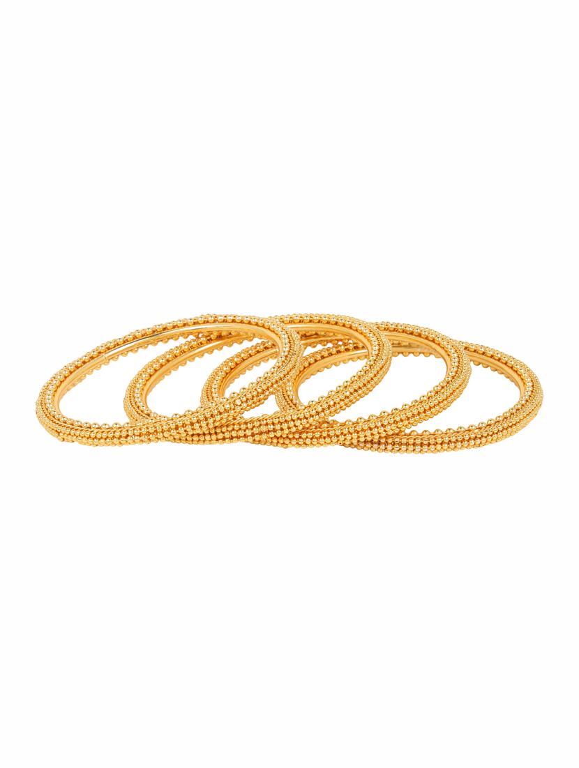 gold tone metal bangle - 17124781 - Zoom Image - 2