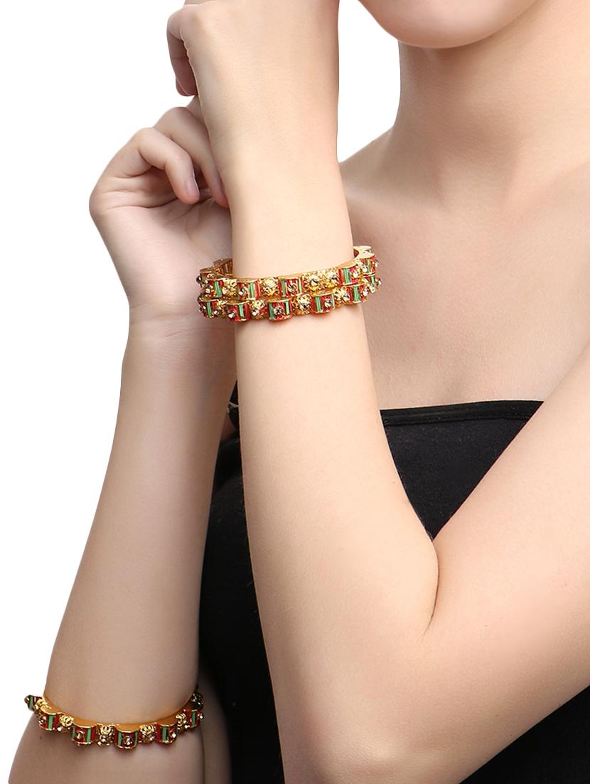 multi colored metal bangle - 17124786 - Zoom Image - 4