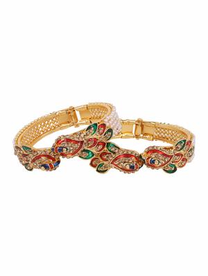 multi colored metal bangle - 17124787 - Standard Image - 2
