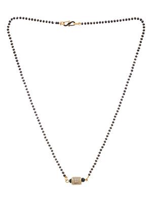 gold metal mangalsutra - 17124961 - Standard Image - 3