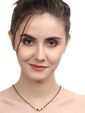gold metal mangalsutra - 17124961 - Standard Image - 4