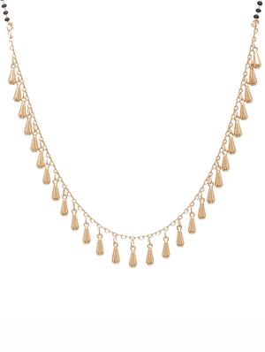 gold metal mangalsutra - 17124970 - Standard Image - 2
