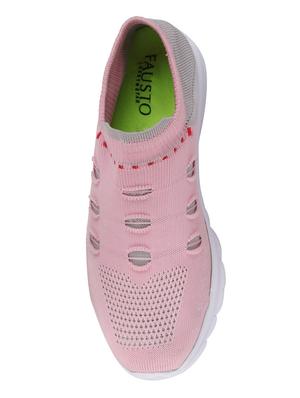 pink mesh slip on sports shoes - 17125019 - Standard Image - 3