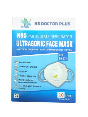 white anti-pollution women mask (pack of 15) - 17125515 - Standard Image - 3