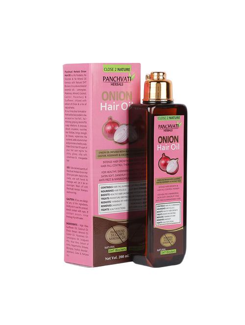panchvati onion hair oil for men & women- 200 ml - 17125876 - Standard Image - 1