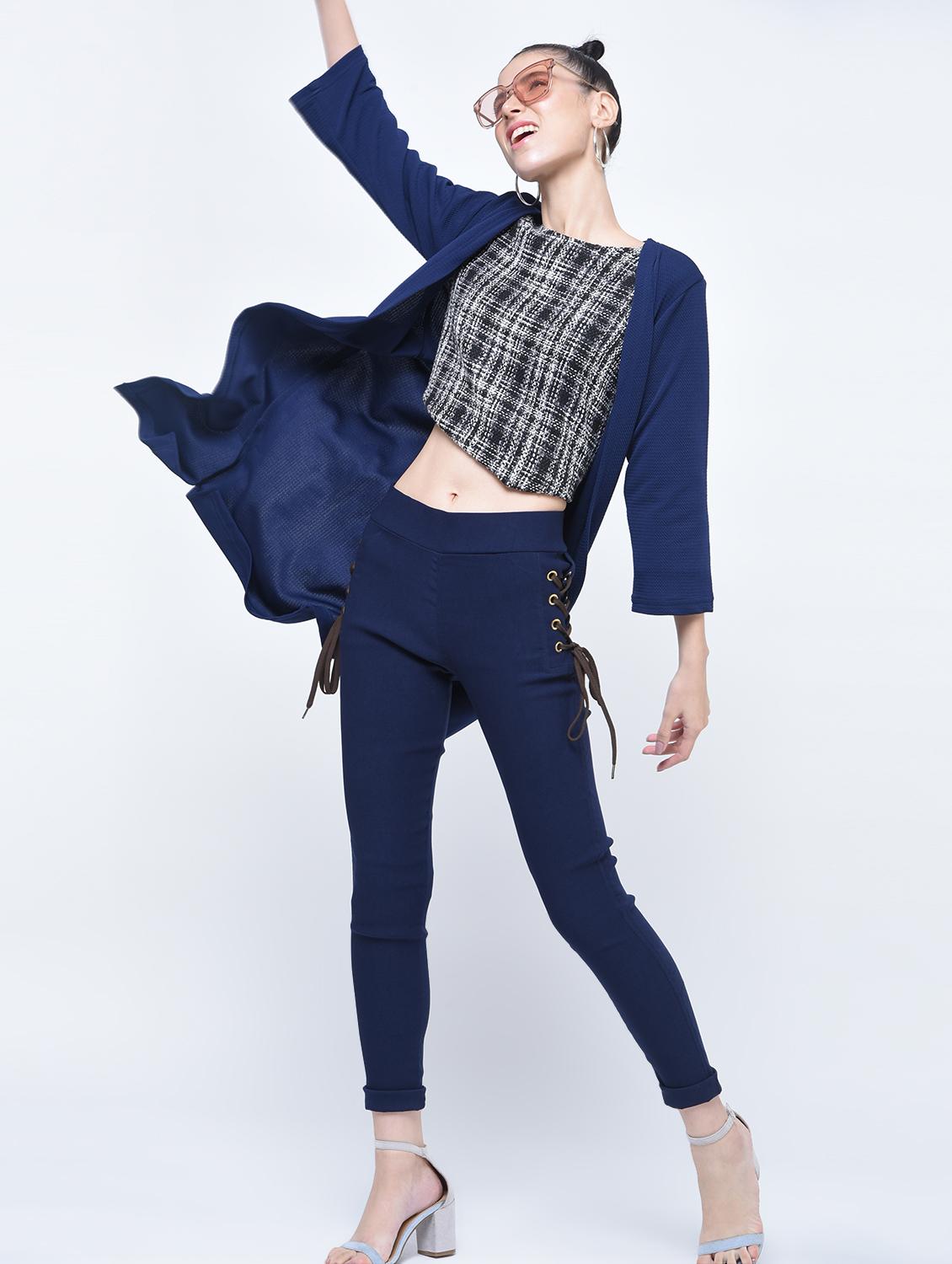 dark blue nylon shrug - 17125922 - Zoom Image - 2