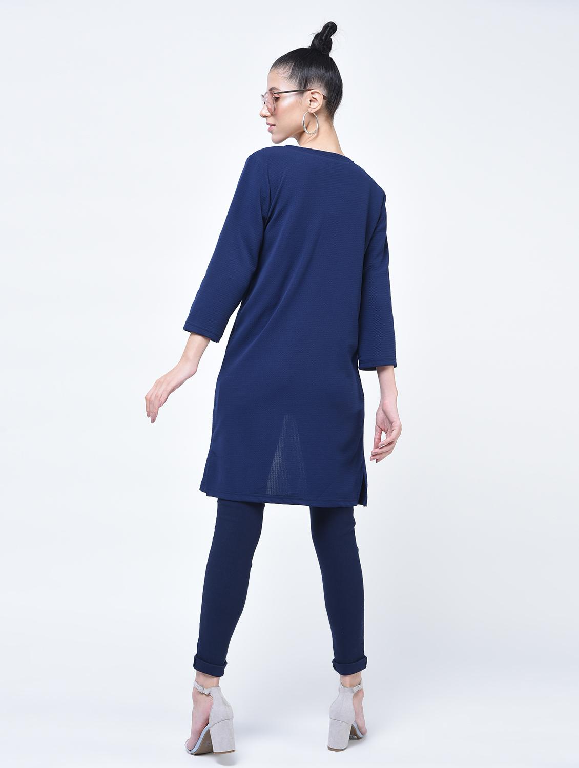 dark blue nylon shrug - 17125922 - Zoom Image - 3