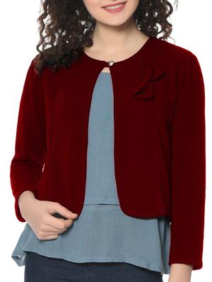 single button closure shrug - 17125927 - Standard Image - 4