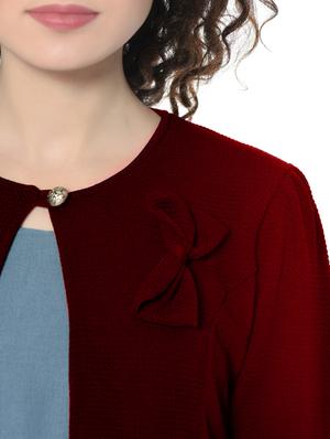 single button closure shrug - 17125927 - Standard Image - 5