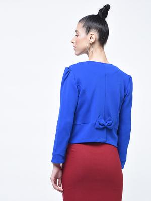 bow detail regular shrug - 17125930 - Standard Image - 2