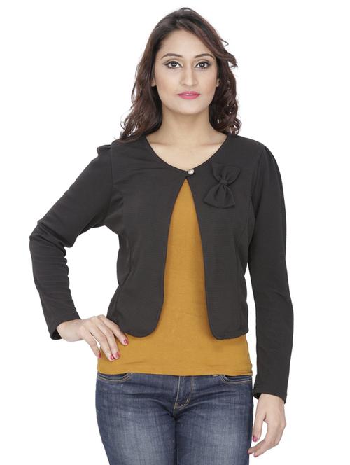 single button closure shrug - 17125932 - Standard Image - 1