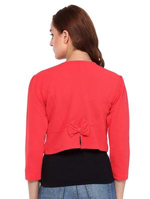 bow detail regular shrug - 17125933 - Standard Image - 3