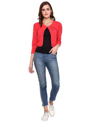 bow detail regular shrug - 17125933 - Standard Image - 4