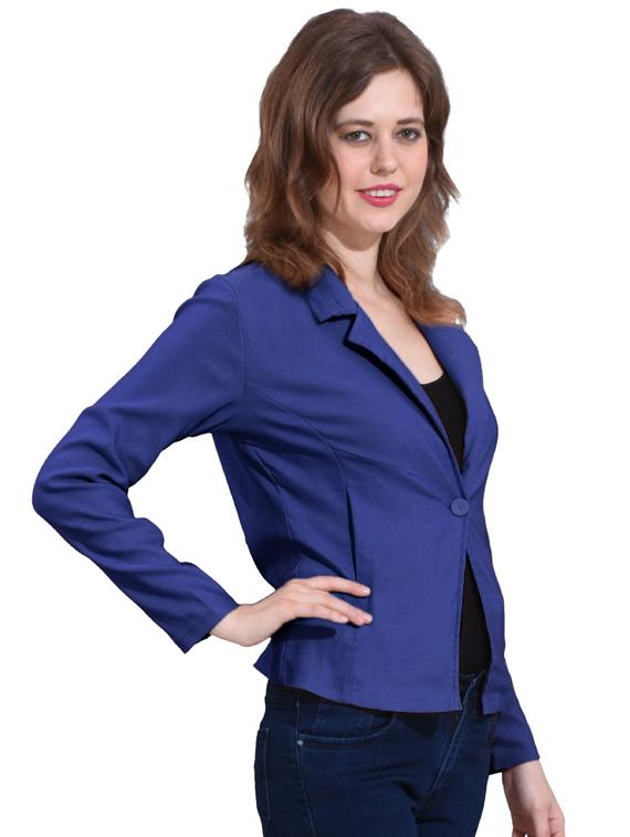 single button casual blazer - 17125953 - Zoom Image - 2