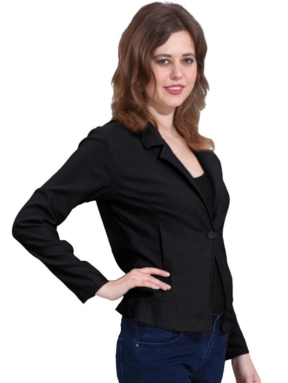single button casual blazer - 17125954 - Zoom Image - 2
