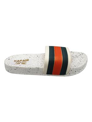 white rubber slip on flip flops - 17126125 - Standard Image - 3