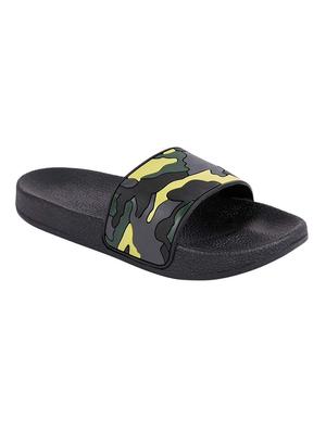 black slip on flip flop - 17126131 - Standard Image - 2