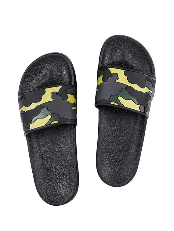 black slip on flip flop - 17126131 - Zoom Image - 1