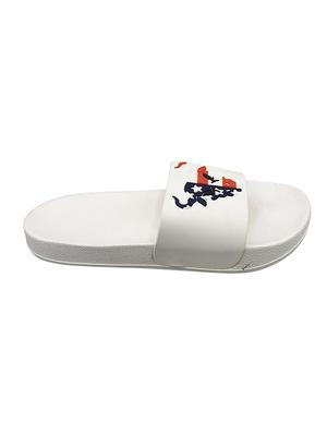 white rubber slip on flip flops - 17126136 - Standard Image - 3