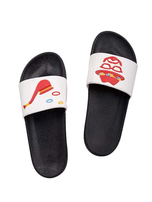 black slip on flip flop - 17126138 - Standard Image - 1