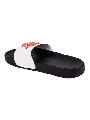 black slip on flip flop - 17126138 - Standard Image - 3