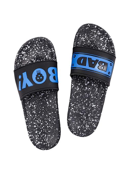 black slip on flip flop - 17126152 - Standard Image - 1