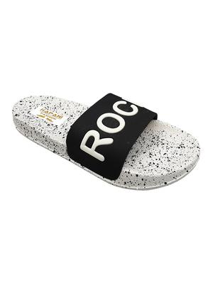 white rubber slip on flip flops - 17126157 - Standard Image - 2