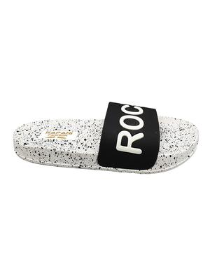 white rubber slip on flip flops - 17126157 - Standard Image - 3