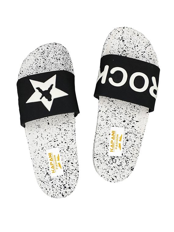 white rubber slip on flip flops - 17126157 - Zoom Image - 1