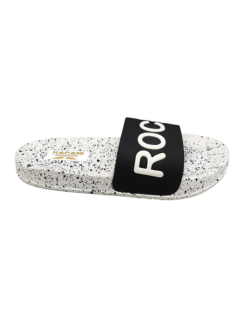 white rubber slip on flip flops - 17126157 - Zoom Image - 3