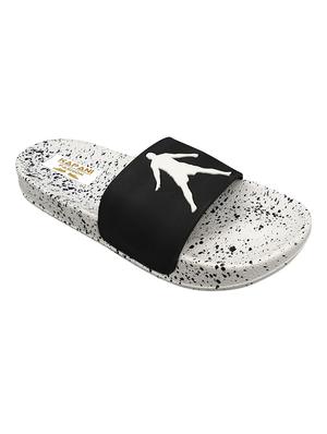 white rubber slip on flip flops - 17126166 - Standard Image - 2
