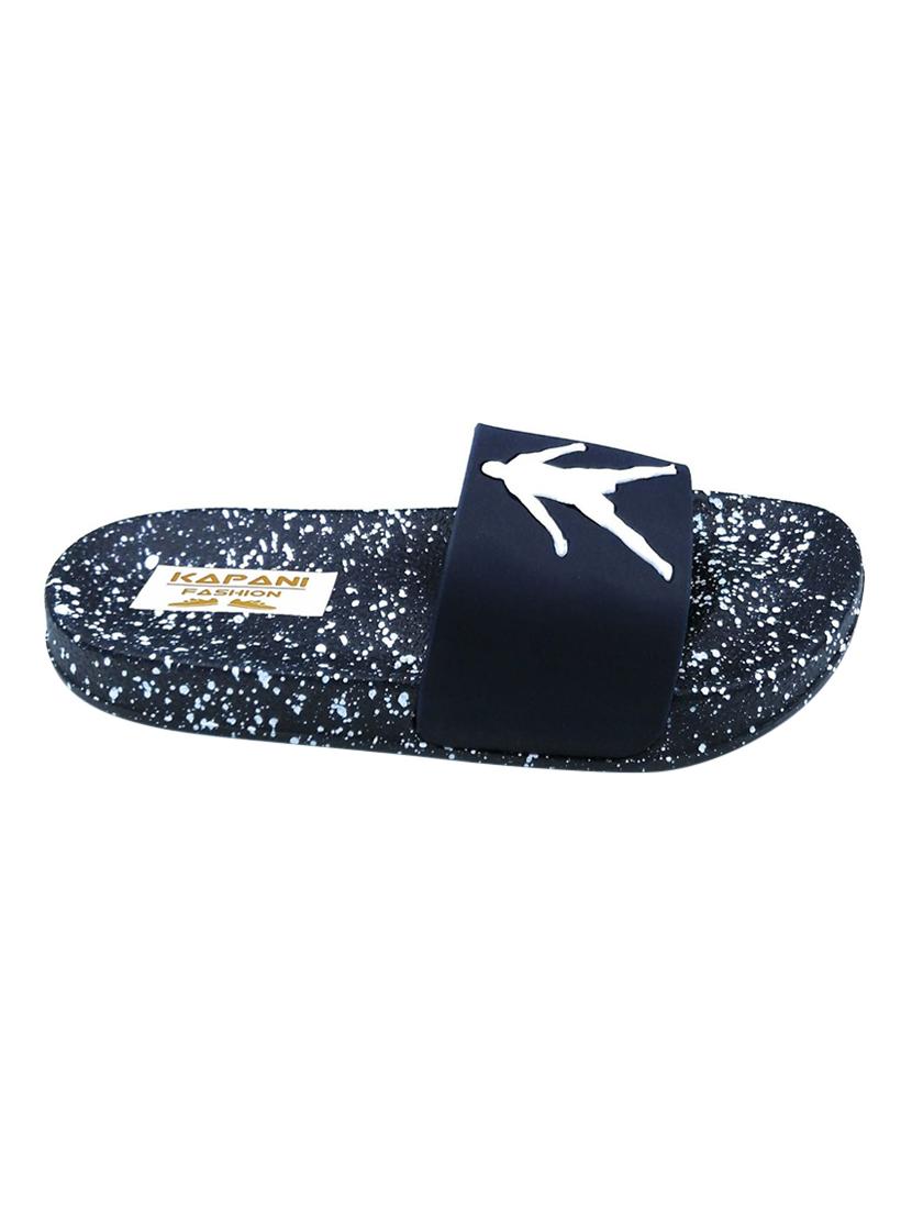 blue rubber slip on flip flops - 17126167 - Zoom Image - 3