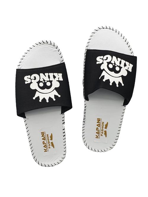 white rubber slip on flip flops - 17126174 - Very Small Image - 1