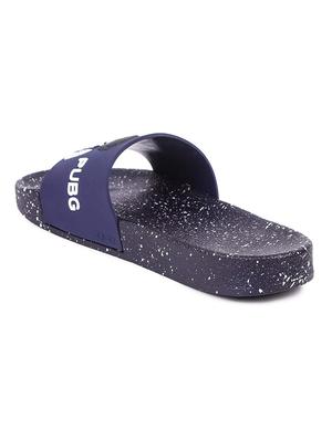 blue rubber slip on flip flops - 17126178 - Standard Image - 4