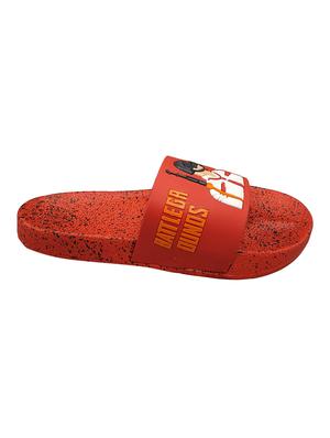 red rubber slip on flip flops - 17126180 - Standard Image - 3
