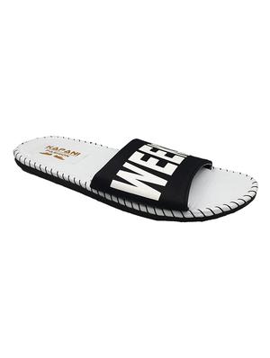 white rubber slip on flip flops - 17126183 - Standard Image - 2