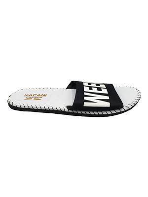 white rubber slip on flip flops - 17126183 - Standard Image - 3