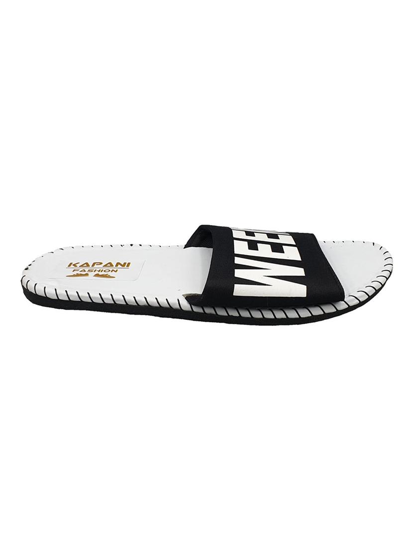 white rubber slip on flip flops - 17126183 - Zoom Image - 3