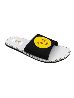 white rubber slip on flip flops - 17126197 - Standard Image - 2