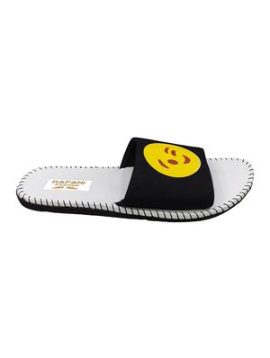 white rubber slip on flip flops - 17126197 - Standard Image - 3