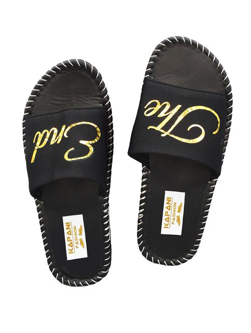 black slip on flip flop - 17126218 - Very Small Image - 1