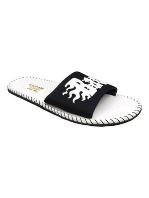 white rubber slip on flip flops - 17126219 - Standard Image - 2