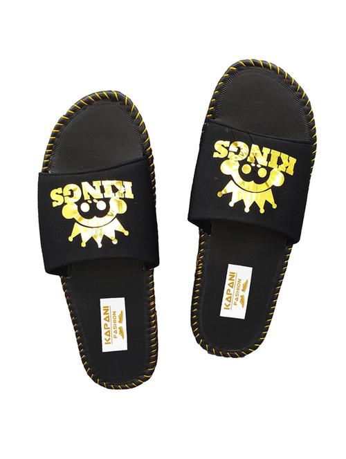black slip on flip flop - 17126220 - Standard Image - 1