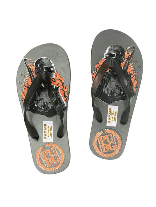 grey rubber slip on slippers - 17126223 - Standard Image - 1