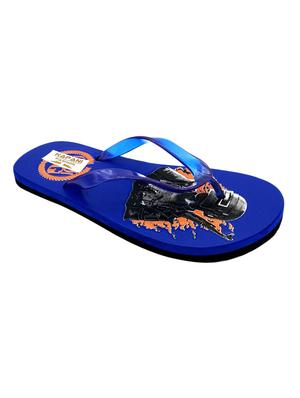 blue rubber slip on slippers - 17126224 - Standard Image - 2