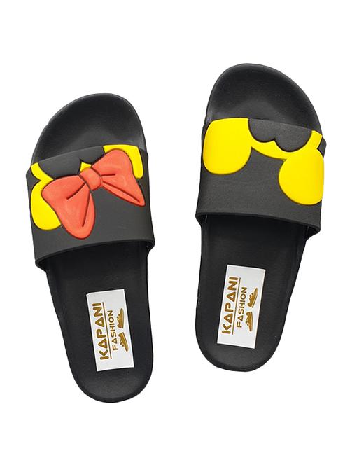 yellow rubber flip flops - 17126234 - Standard Image - 1
