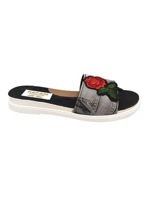 grey rubber flip flops - 17126235 - Standard Image - 2