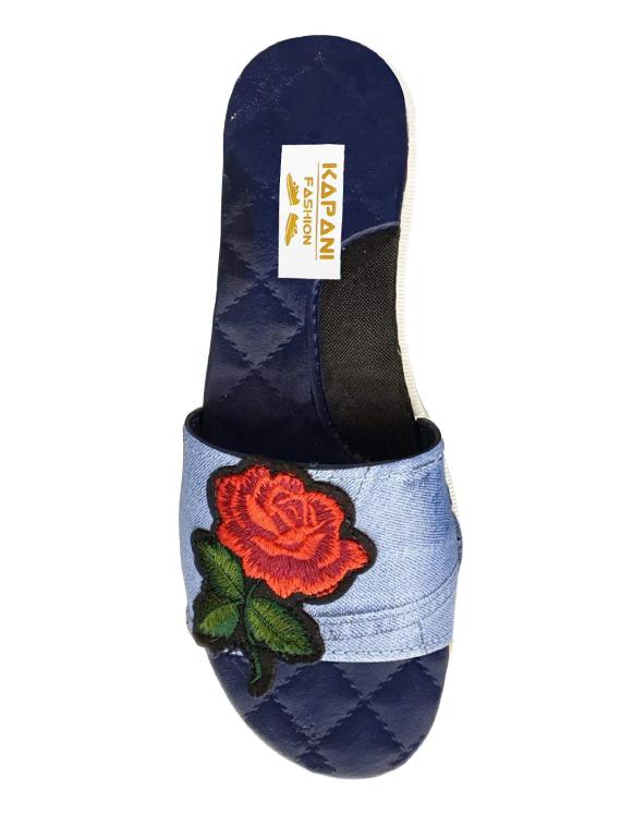 blue rubber flip flops - 17126236 - Zoom Image - 3